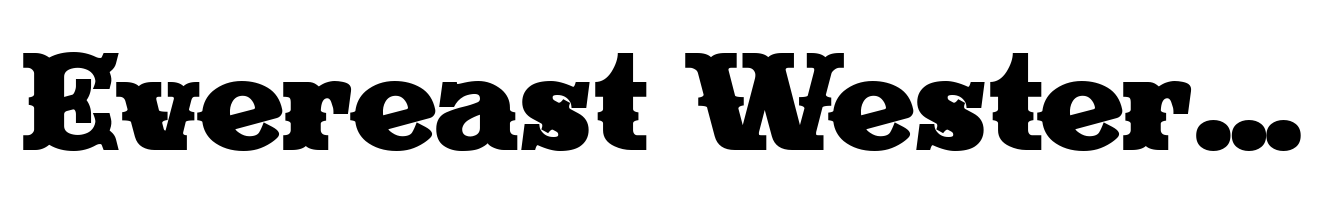 Evereast Western Slab Bold